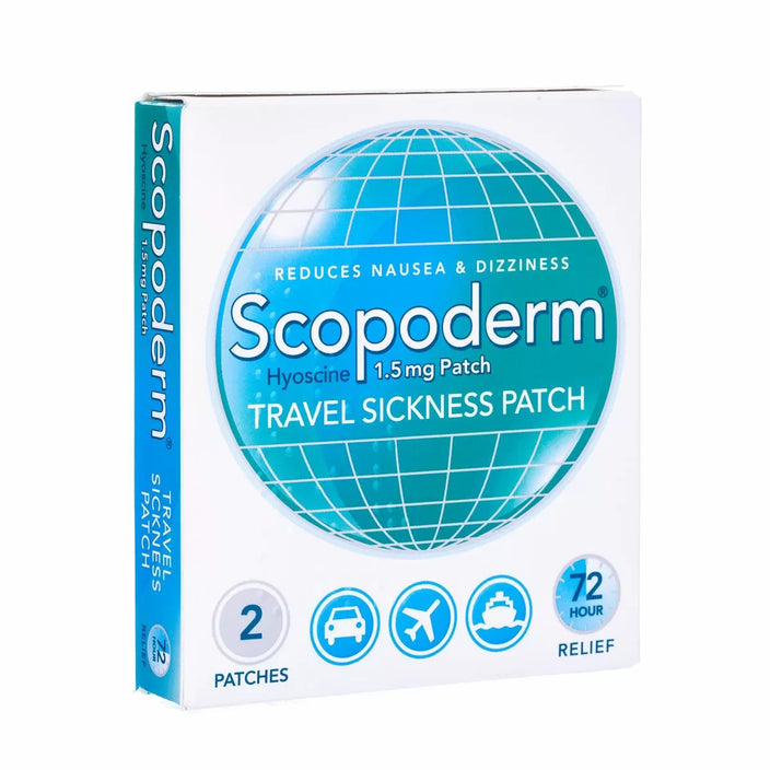Effective Relief with Scopoderm Travel Sickness Patch 1.5mg