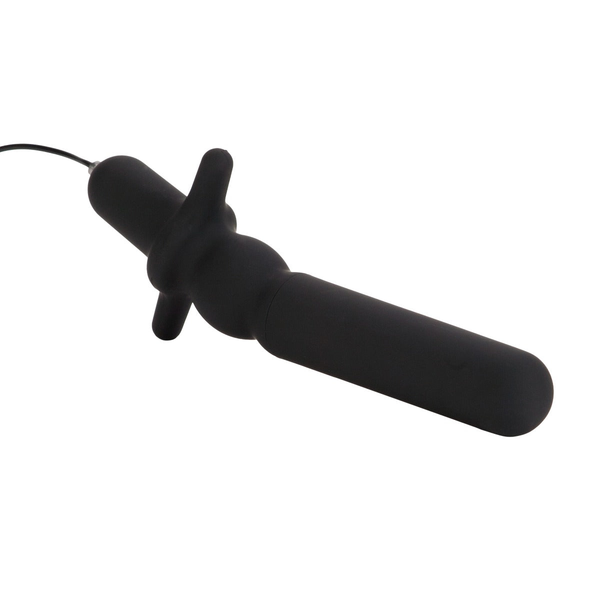 Black COLT Waterproof Power Anal-T sex toy with textured surface and ergonomic design for enhanced pleasure.