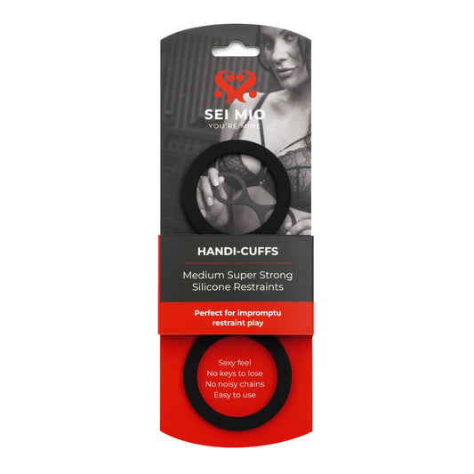 SEI MIO - Handi-Cuffs - Super Strong Silicone Restraint Cuffs