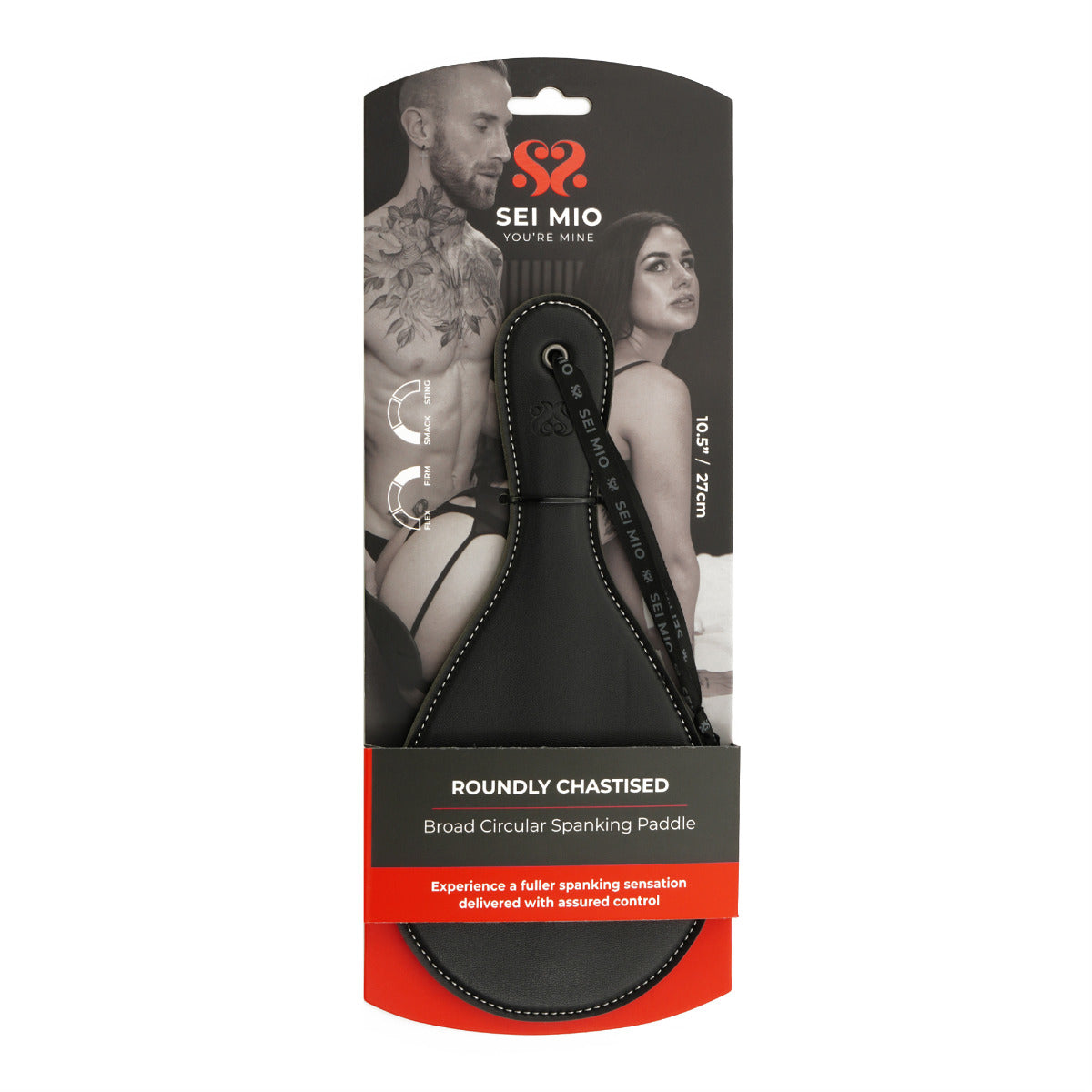 SEI MIO - Roundly Chastised - Broad Circular Spanking Paddle 