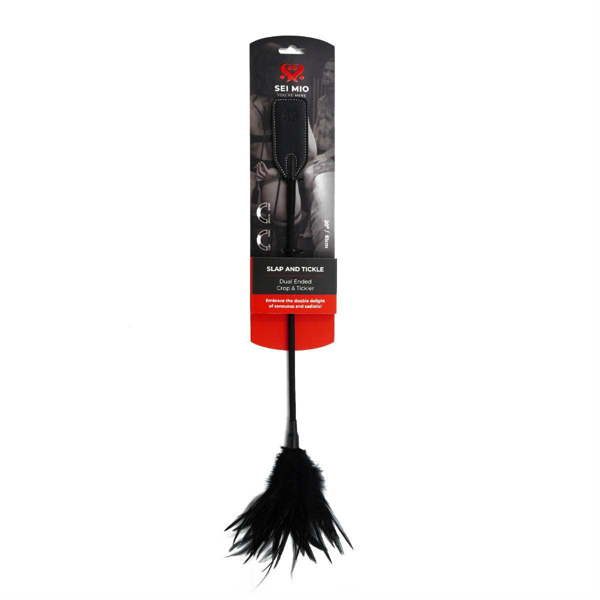 SEI MIO - Slap and Tickle - Dual Ended Crop and Tickler 