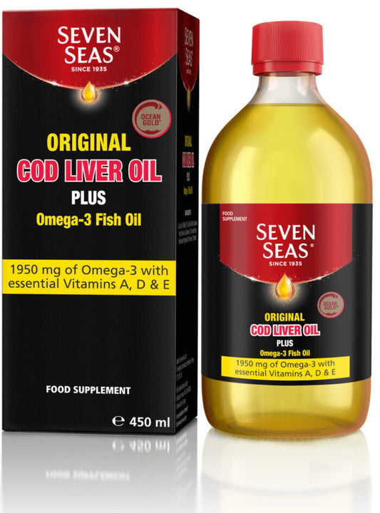 Seven Seas Original Cod Liver Oil Liquid - 450ml