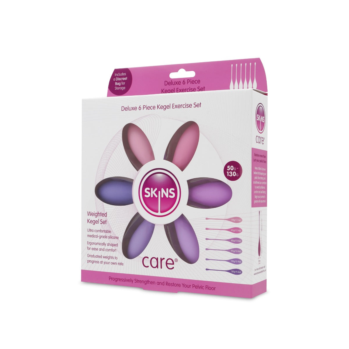Skins Care - Kegel Exercise Set - 6pc Set