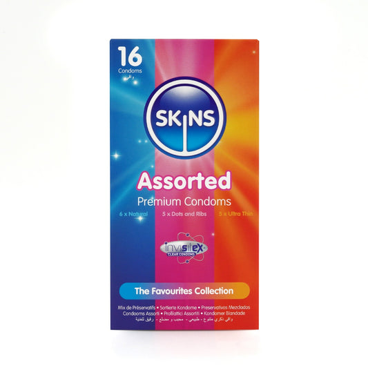 Skins Condoms Assorted 16 Pack - D&R  NAT  UT