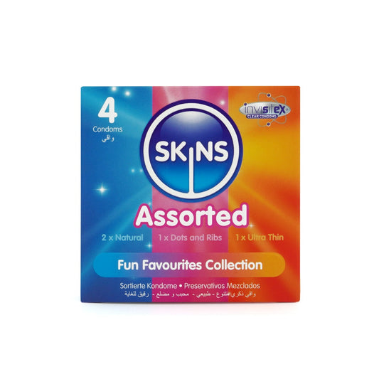 Skins Condoms Assorted 4 Pack - D&R  NAT  UT