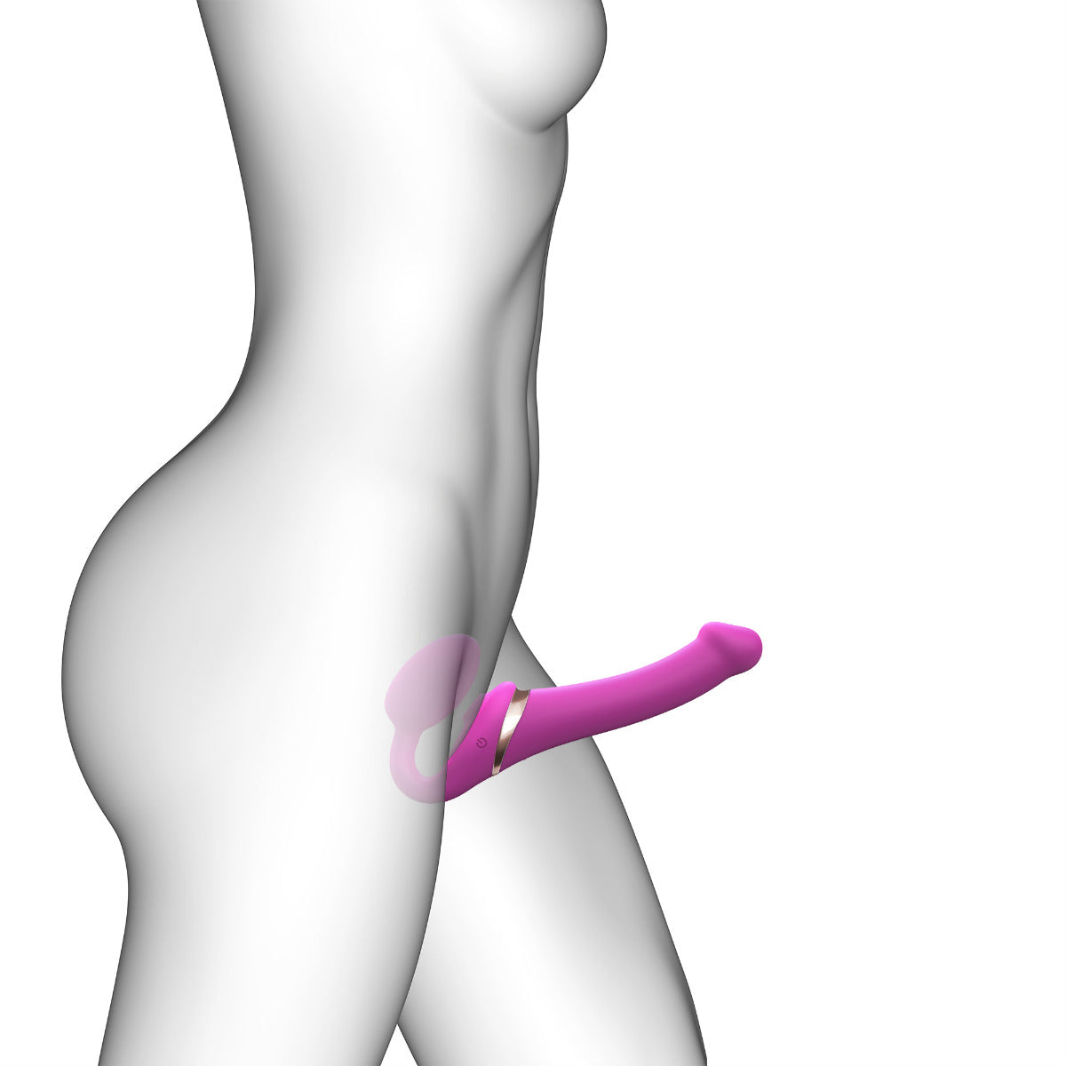 Strap On Me - Multi Orgasm Bendable Strap-On - Fuchsia
