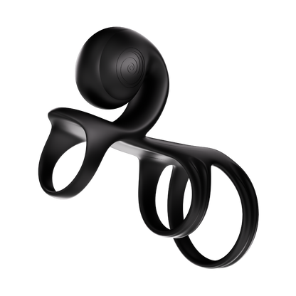 SVibe Snail JOVI ARC Couples Ring - Noir Haze