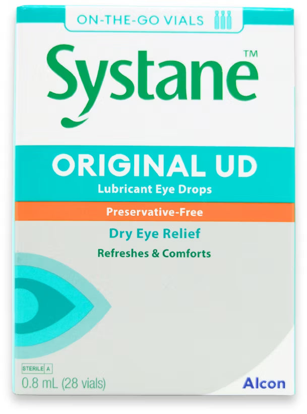Systance UD Lubricant Eye Drops - 28 Individual Vials (0.8ml)