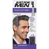 Just For Men Touch of Grey Hair Dye Dark Brown T-45