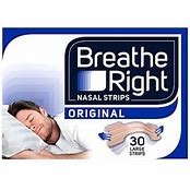 Breathe Right Congestion Relief Nasal Strips Clear Large - 10 Strips