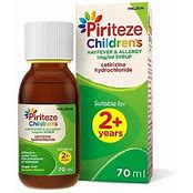 Piriteze Once A Day Allergy Syrup -70ml