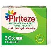 Piriteze Antihistamine Allergy Relief - 30 Tablets