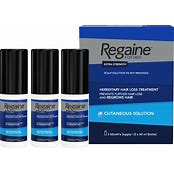 Regaine For Men Extra Strength Solution 3 x 60ml Bottles