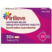 Pirilieve Hay Fever Relief 120mg 30 Tablets