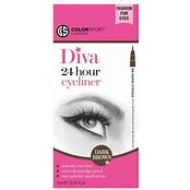Colorsport Diva 24 Hour Eyeliner Dark Brown