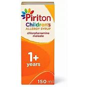 Piriton Hayfever & Allergy Relief Syrup for Children -150ml
