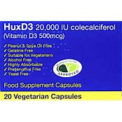 HuxD3 Capsules 20000IU Colecaliferol