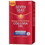 Seven Seas High Strength Pure Cod Liver Oil (Gelatine Free)