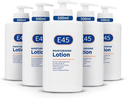 E45 Daily Moisturiser Cream 5 Pack