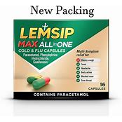 Lemsip Max All In One Cold & Flu – 16 Capsules