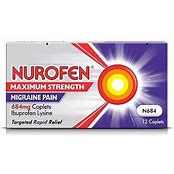 Nurofen Maximum Strength Migraine Pain - 12 Caplets