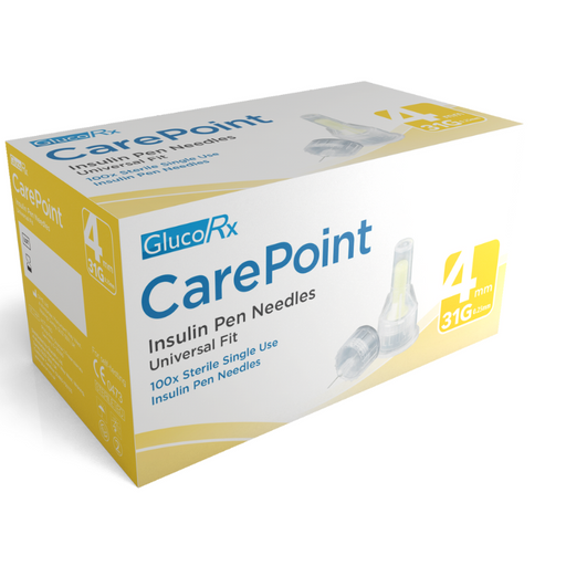 Carepoint Pen Needles 31g 4mm - 100 Needles