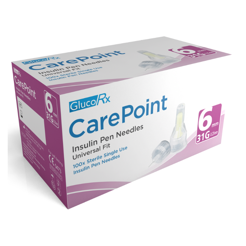 Carepoint Pen Needles 6mm 100 Needles