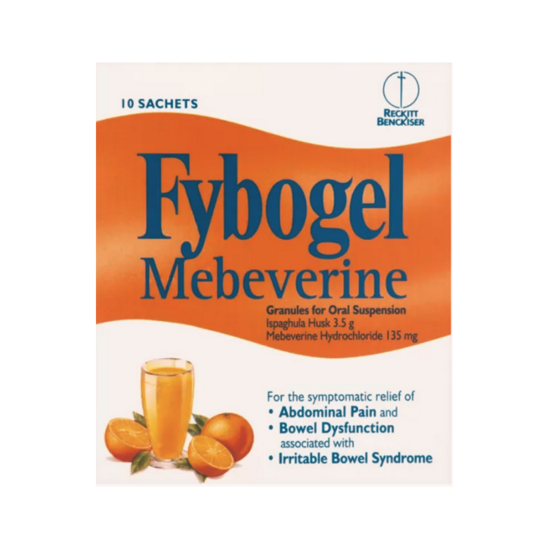 Fybogel Mebeverine 10 Sachets