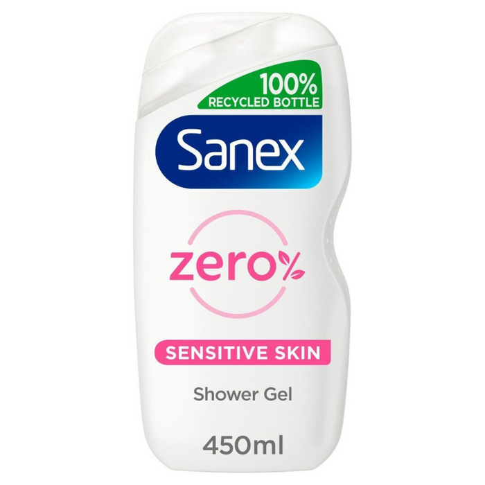 Sanex Zero% Sensitive Skin Shower Gel 450ml