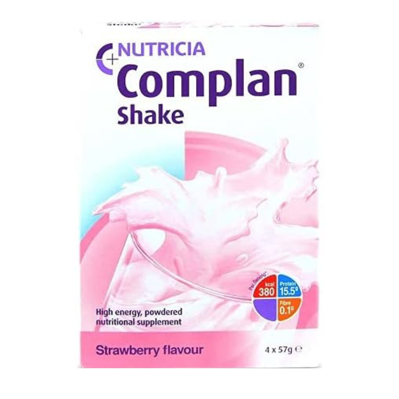 Complan Shake Strawberry Flavour Sachets 57g 